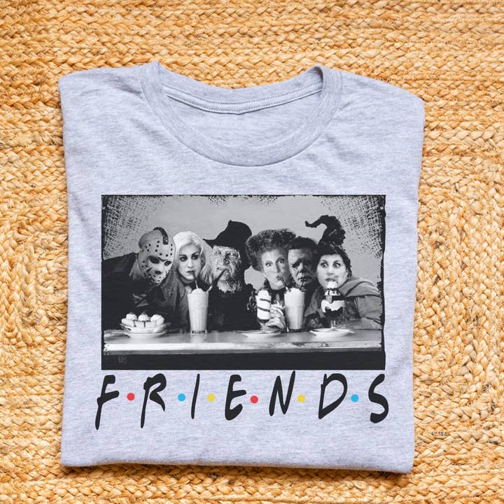 FRIENDS Halloween Short Sleeve Tee for wholesale by MidWest Tees