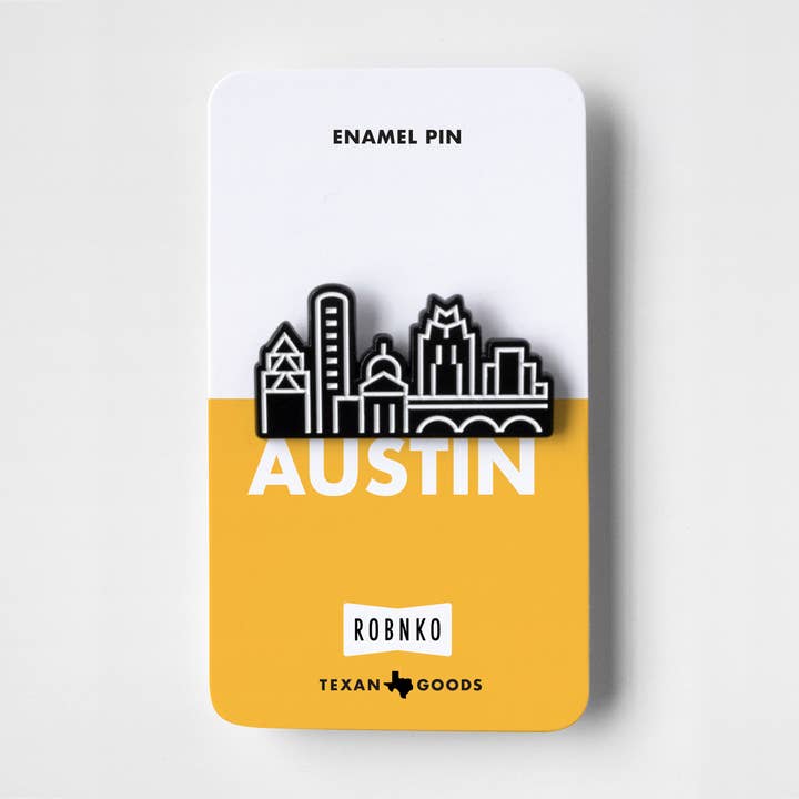 Austin Texas Skyline Pin for wholesale by ROBNKO