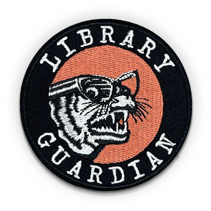 The Mincing Mockingbird - Wholesale Patch - Library Guardian Embroidered Patch0