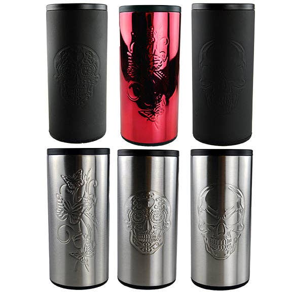 Novelty Closeout - Wholesale Drink Huggers & Koozies - Roughneck Slim Can Insulator 12 oz Assortment- 6/Pack
