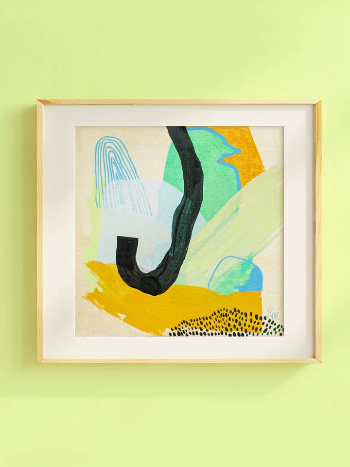 Impression d'art abstrait brumeux pour la vente par Juliann Choe