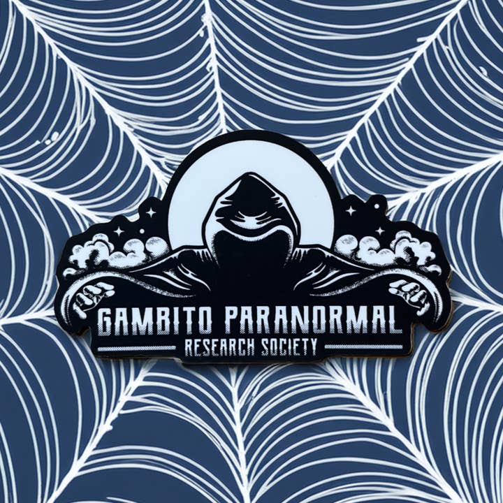 Gambito Paranormal Research Society Vinyl Sticker for wholesale by GAMBITO