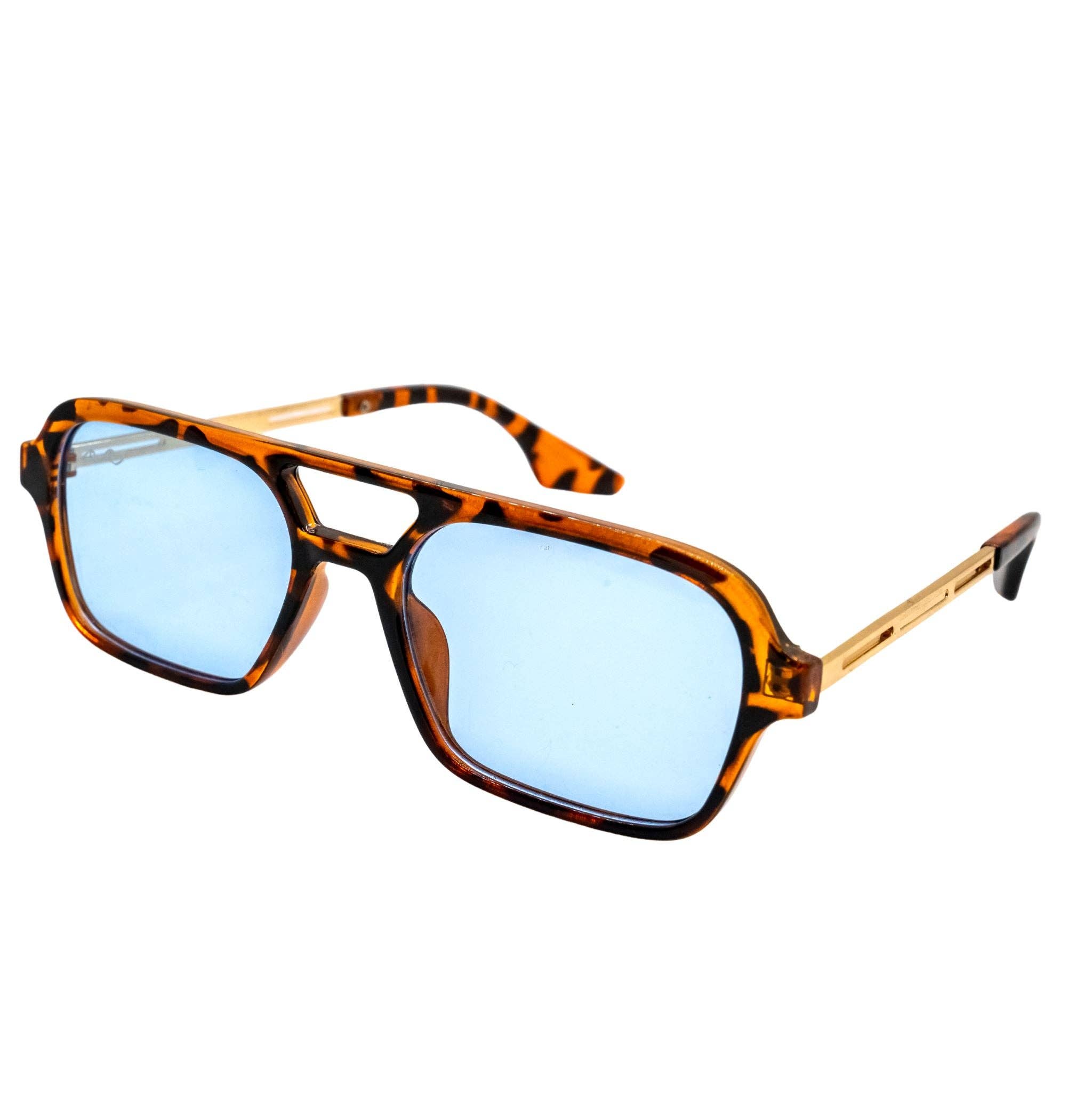 Wavey | Sunglasses - Wholesale Sunglasses - Unisex - Blue Lens & Tortoise Frame | Aviator | Unisex & Stylish1
