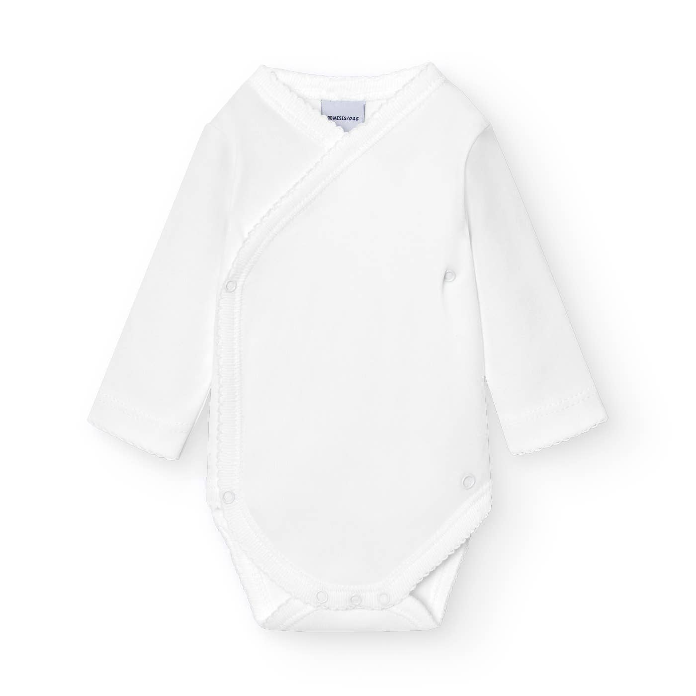 Babidu - Wholesale Bodysuit (Non-Footed) - Baby - Interlock Basic Crossover Baby Bodysuit2