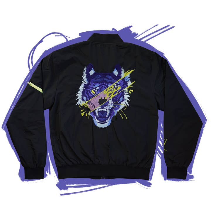 Slashed - Blouson aviateur léger pour la vente par Kirin Koncept