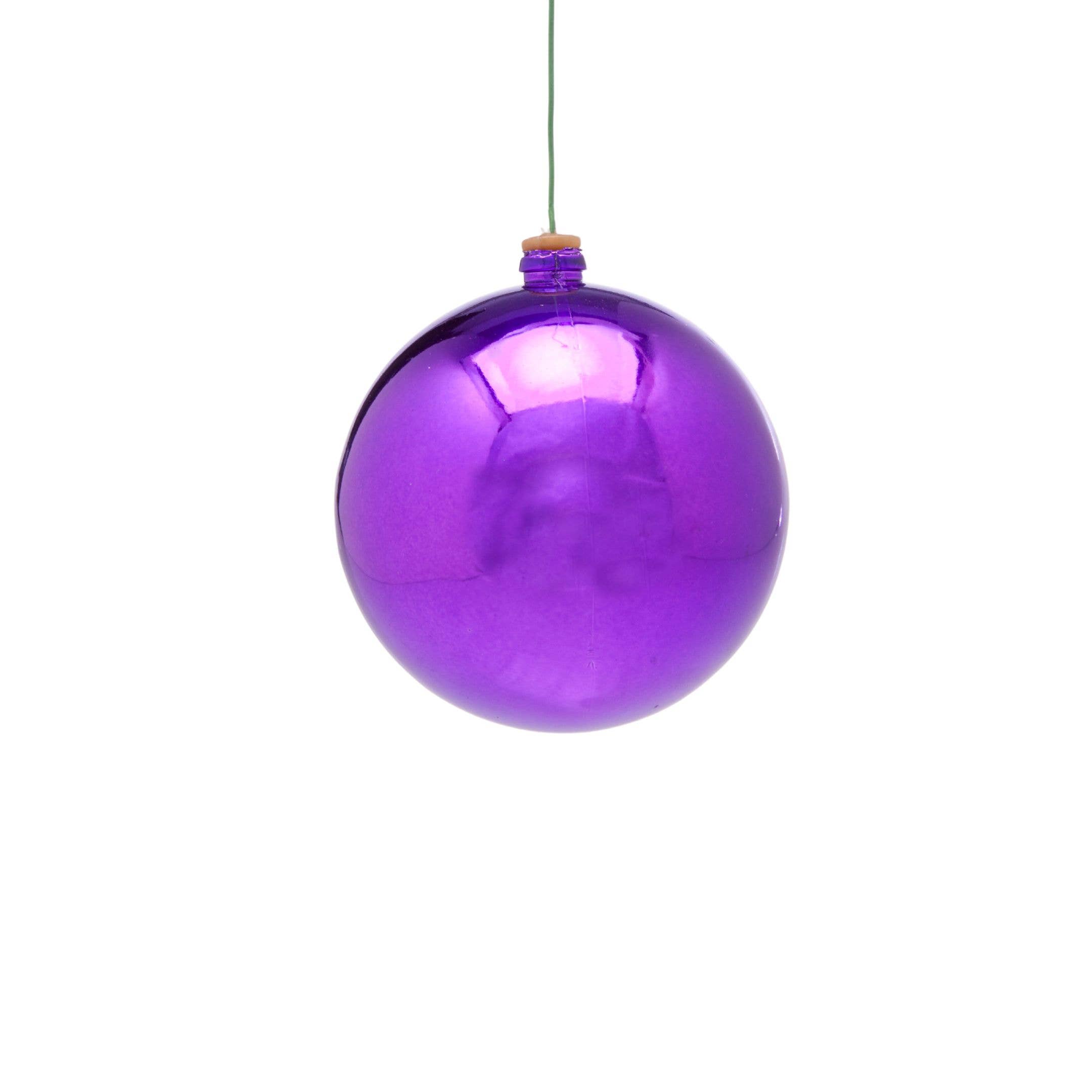 Jacobson - Wholesale Christmas Decoration - 80mm Plastic Display Ball on 9" Wire2