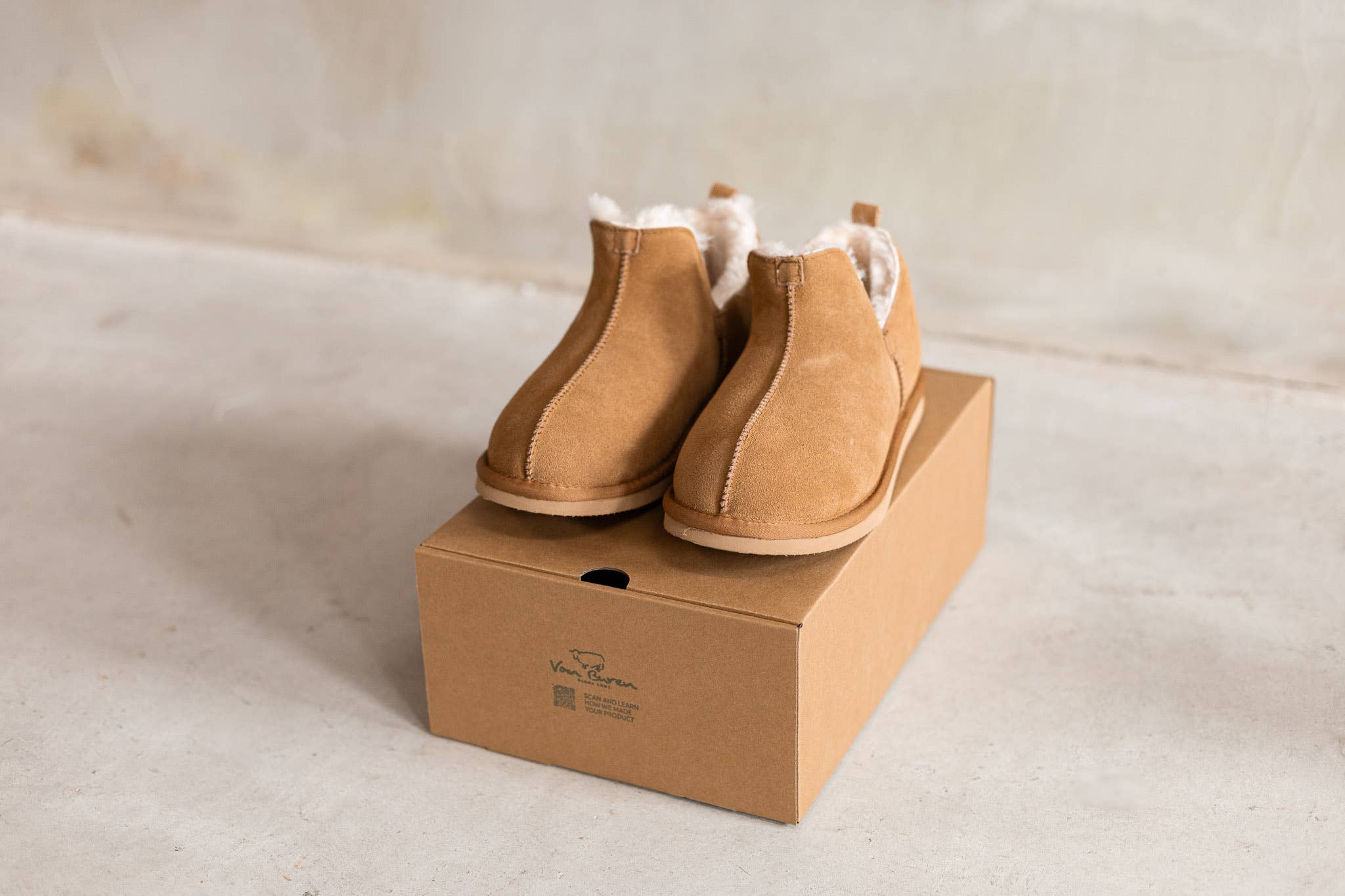 Van Buren - Wholesale Slippers - Unisex - Slipper Nooa | Camel | Size 37-494