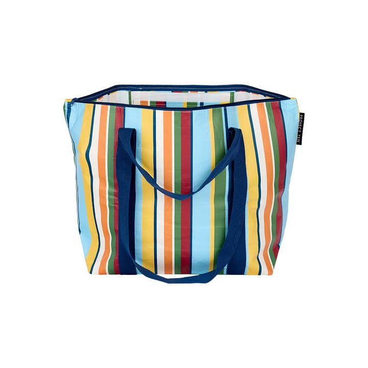 Project Ten Pty Ltd - Wholesale Tote bag – Women's - Retro Stripe Zip Medium Tote1