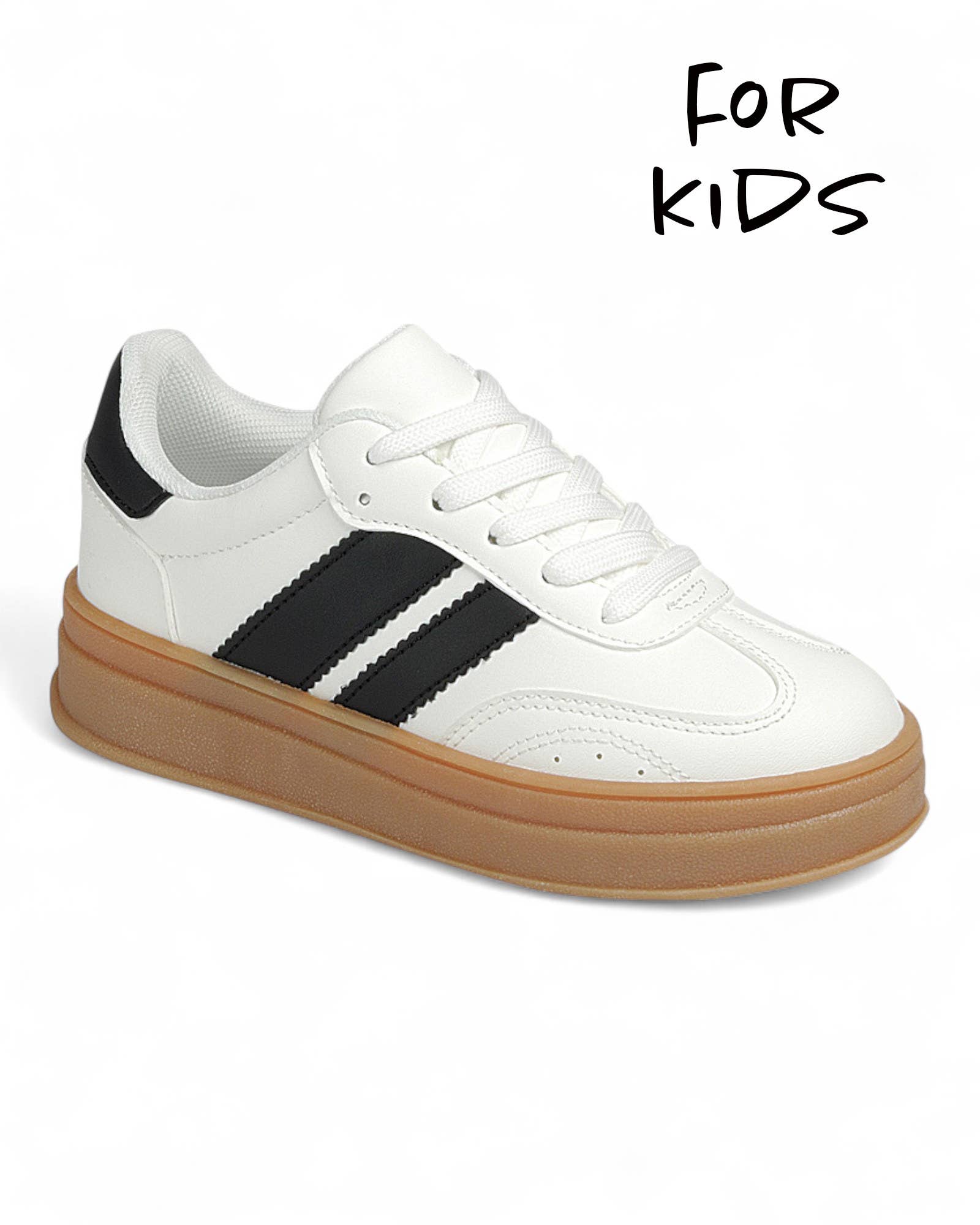 FASHION EMPORIO - Wholesale Lifestyle Sneakers - Kids - Kids Lace up Sneaker Shoes FL-TOPPING-03K4