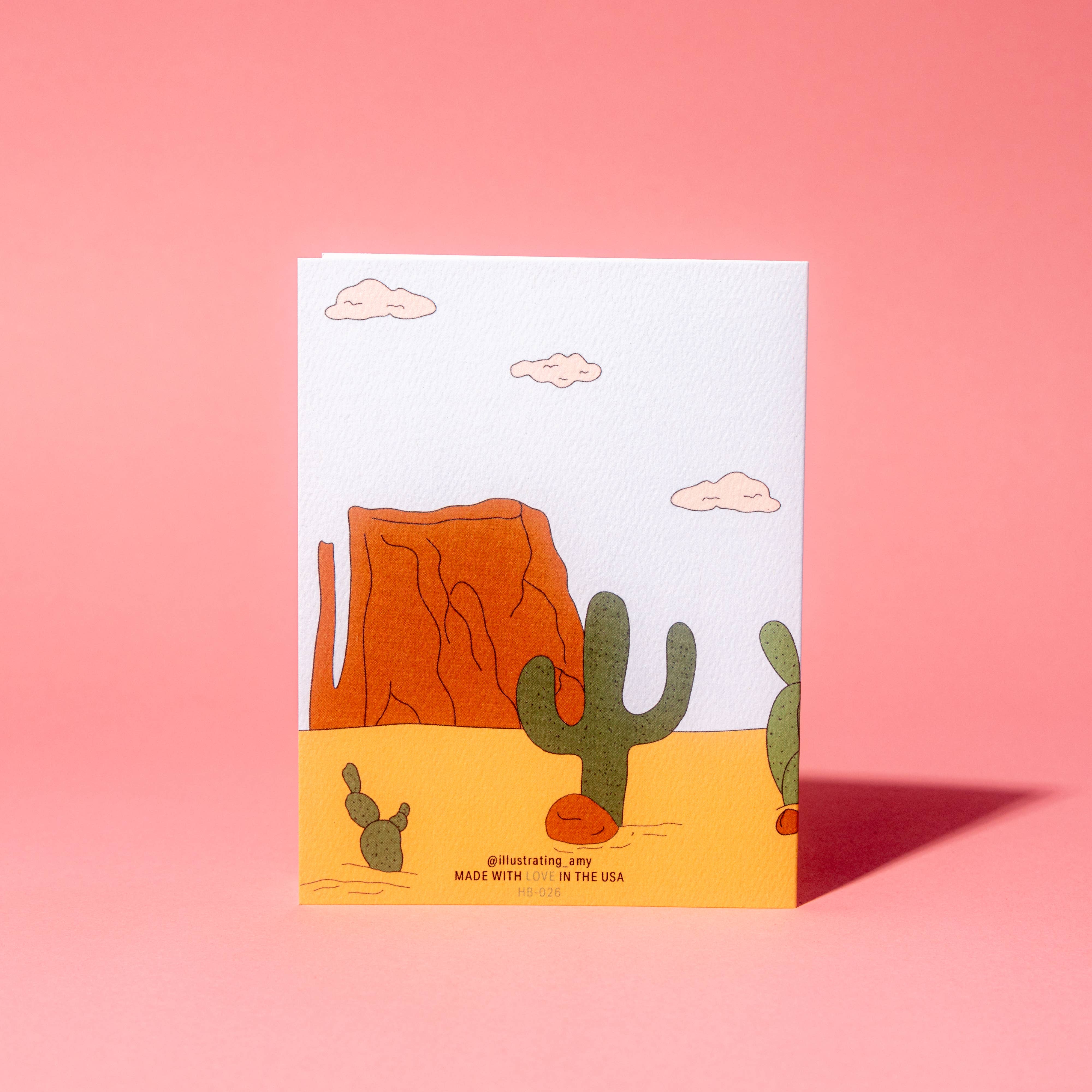 Illustrating Amy - Wholesale Birthday Card - Birthday Cactus Card3