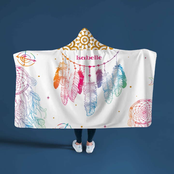 Cobertor de lã com capuz: apanhador de sonhos por atacado de Sam and Zoey