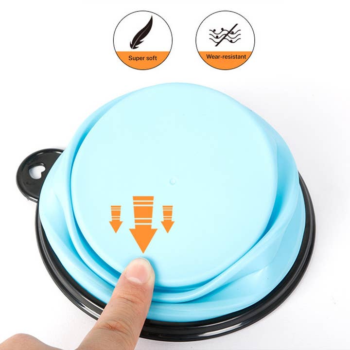 Toby Supply - Wholesale Pet Travel Bowl - Cat/Dog - Travel Pet Bowl Collapsible Silicone Dog Feeder_CWMM6527