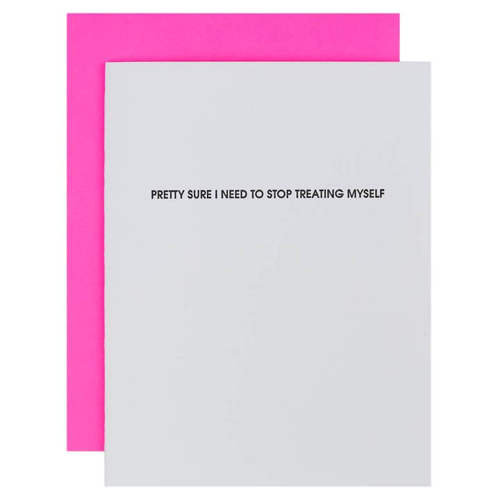 Ganska säker på att jag behöver sluta skämma bort mig själv - Vänskap - Vardagskort för wholesale av Chez Gagné