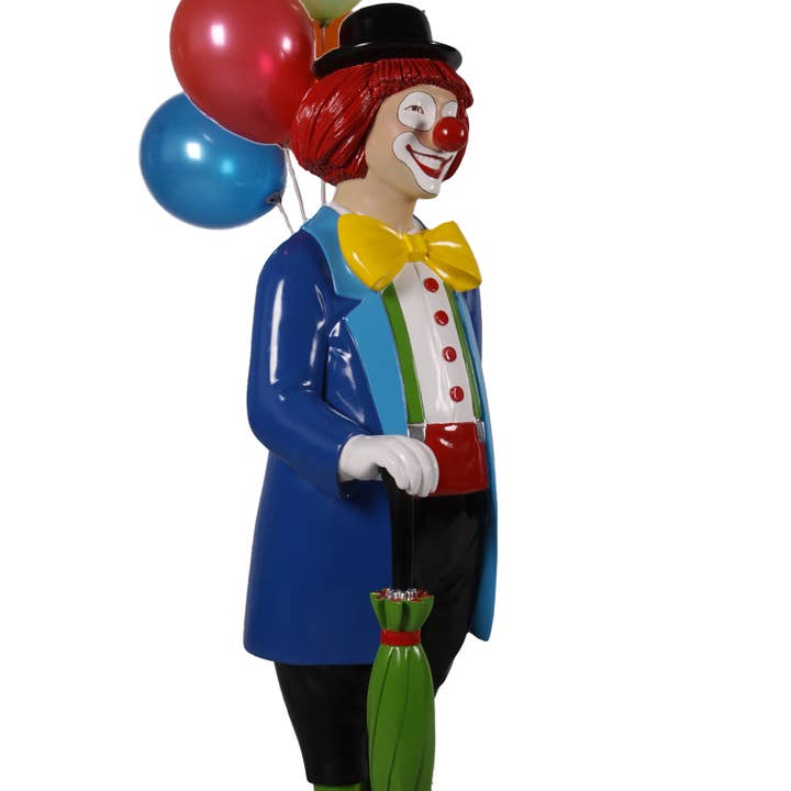 Clown With Balloons Life Size Statue for wholesale by LM Treasures