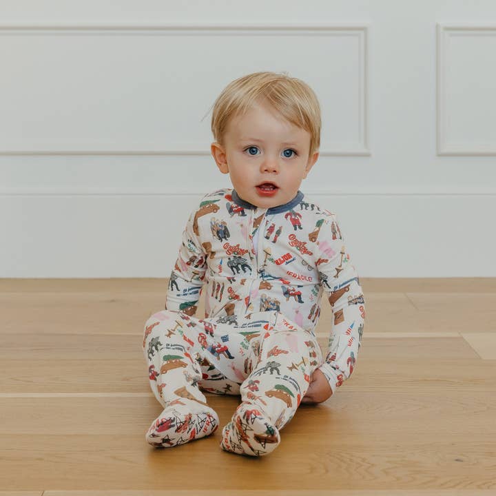 Copper Pearl - Wholesale Sleepsuit - Baby - Zip-Up Footie Pajama - A Christmas Story4