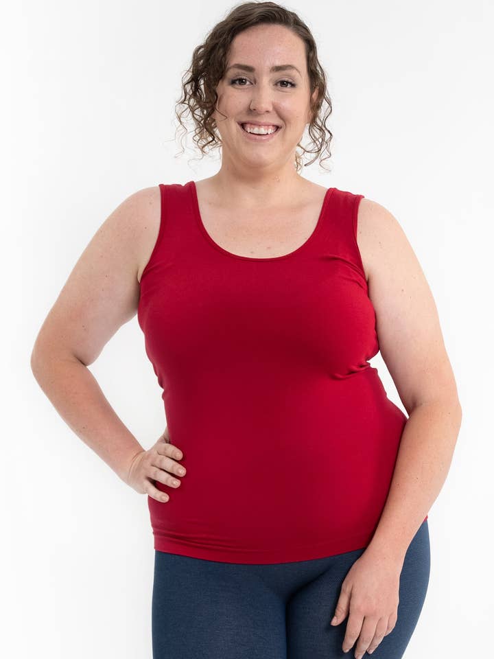 ELIETIAN - Wholesale Tank Top - Women's - Reversible Tank - Curvy Fit74