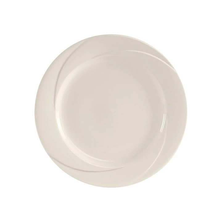 Geprägte Keramikplatte mit breitem Rand, 10,625 Zoll für den Großhandel von Tuxton Home