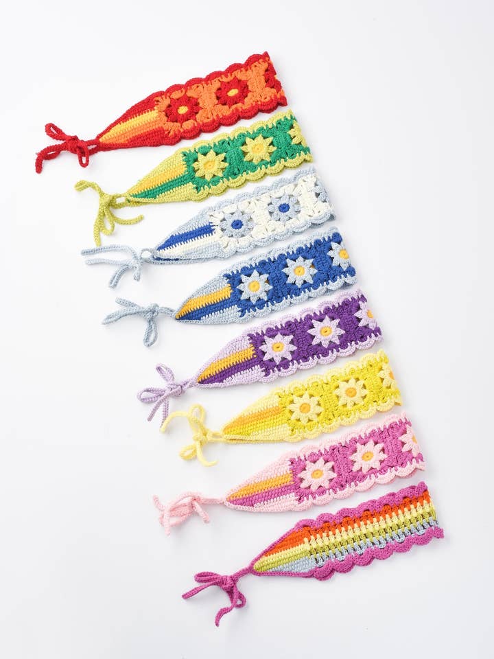 Fascia per Capelli con Fiore all'Uncinetto - L'Accessorio Perfetto per l'Estate per la vendita all'ingrosso da parte di Funkyrel® Atzbranding Limited