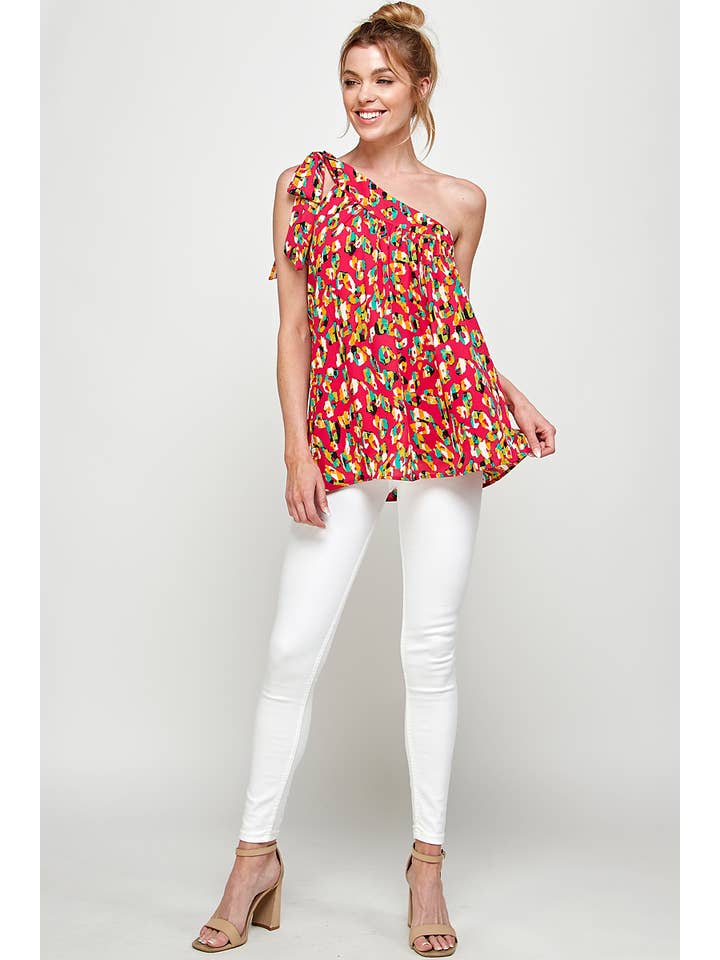 Caramela - Wholesale Blouse - Women's - CT2860-WHITLEY3