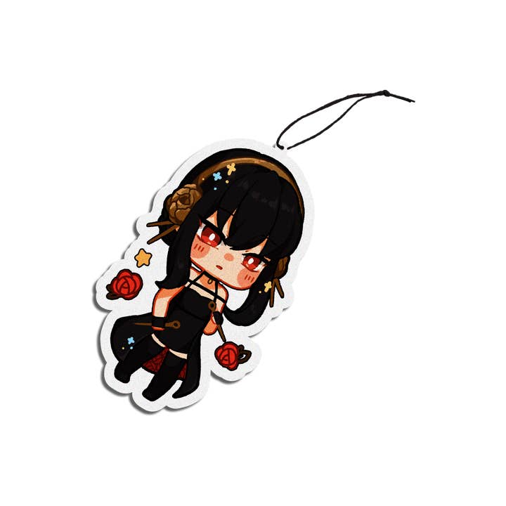 YOR FORGER CAR AIR FRESHENER { SPY X FAMILY } - JASMINE for wholesale by Usagi x Usagi, LLC