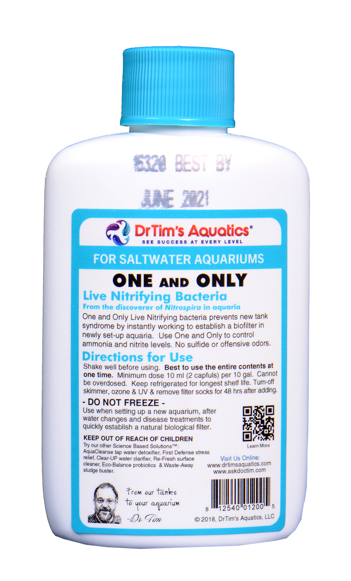DrTim's Aquatics - Wholesale Pet Supplement - Not Cat/Dog - Saltwater One & Only1