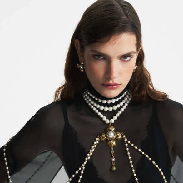 Layla Gold Plated Brass Body Chain for wholesale by Mon Reve