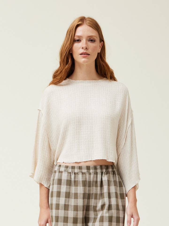 Grade & Gather - Wholesale Knit Top - Women's - 41609 - CUT&SEW LOOSE FIT TOP