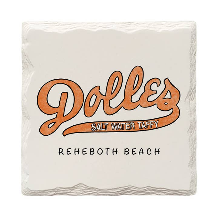 The Doodle Brand – wholesale Underlägg – Dolles Salt Water Taffy, DE | Handritad | Drinkunderlägg