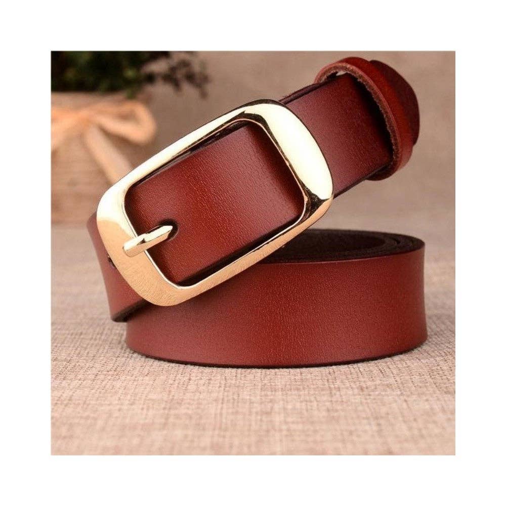 Sheer Trend - Wholesale Belt - Women's - Genuine Leather Cowhide Fashion Versatile Women's Belt6