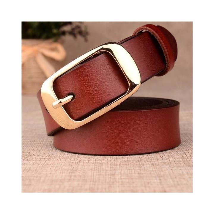 Sheer Trend - Wholesale Belt - Women's - Genuine Leather Cowhide Fashion Versatile Women's Belt6