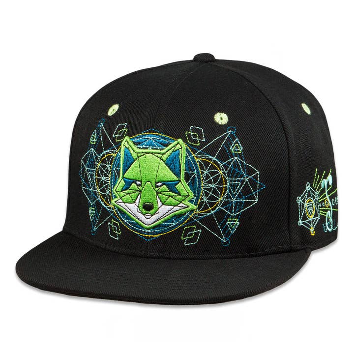 Ben Fox Green Black Snapback Hat for wholesale by Grassroots California