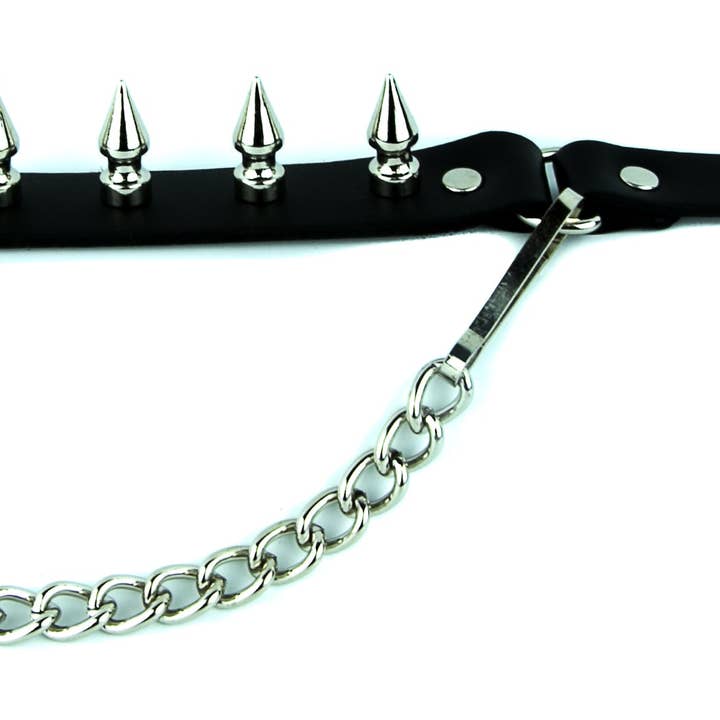 Funk Plus – wholesale Skotillbehör - Unisex – BS126 ENKELRADIG 1 ”STÖVELREM MED SPIK4