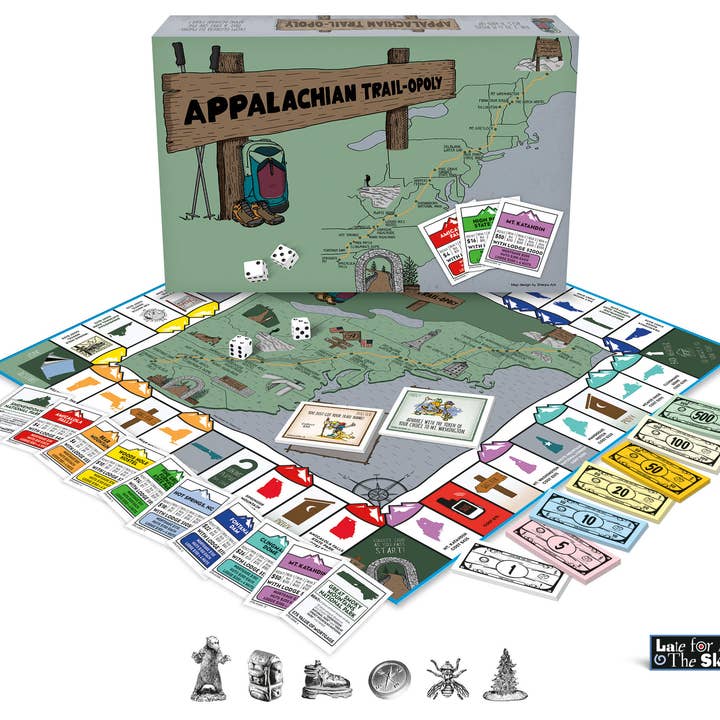 Nahamsha Gifts - Wholesale Board Game - Appalachian Trail-Opoly Board Game