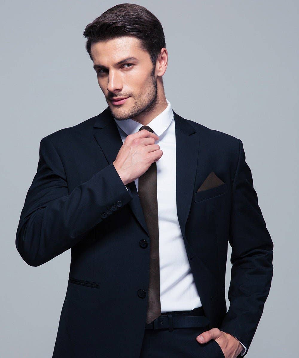 Dubal Brothers - Wholesale Stropdas - Heren - Effen Paisley Stropdas & Pochet (Multipacks) van Vittorio Farina4