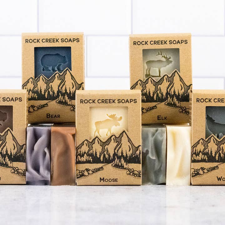Rock Creek Soaps - Wholesale Bar Soap - Bison Bar Soap | Amber Vanilla & Lavender