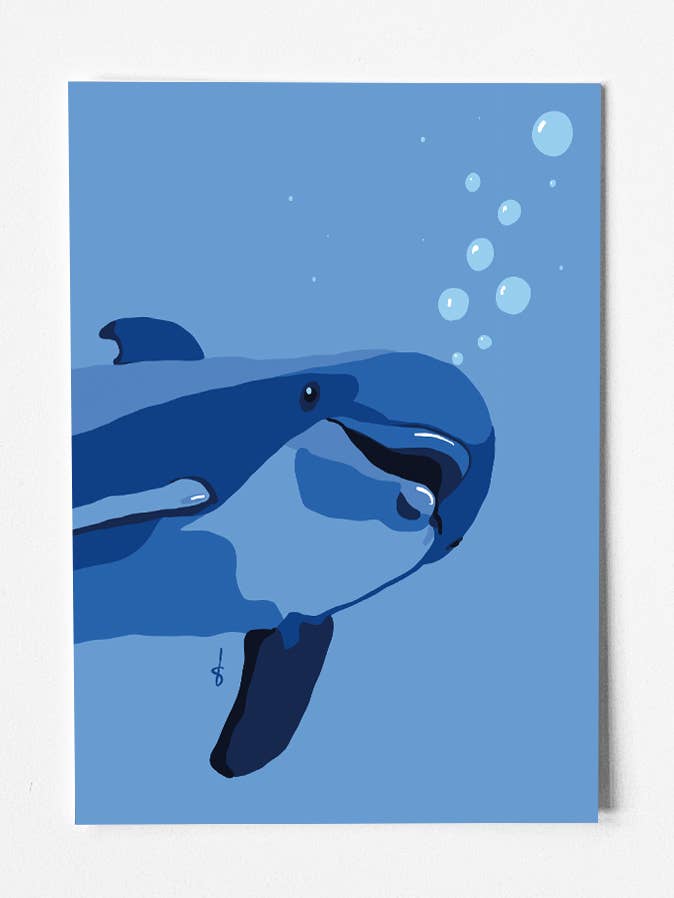 Tarjeta Delfín para venta al por mayor de Studio Blits