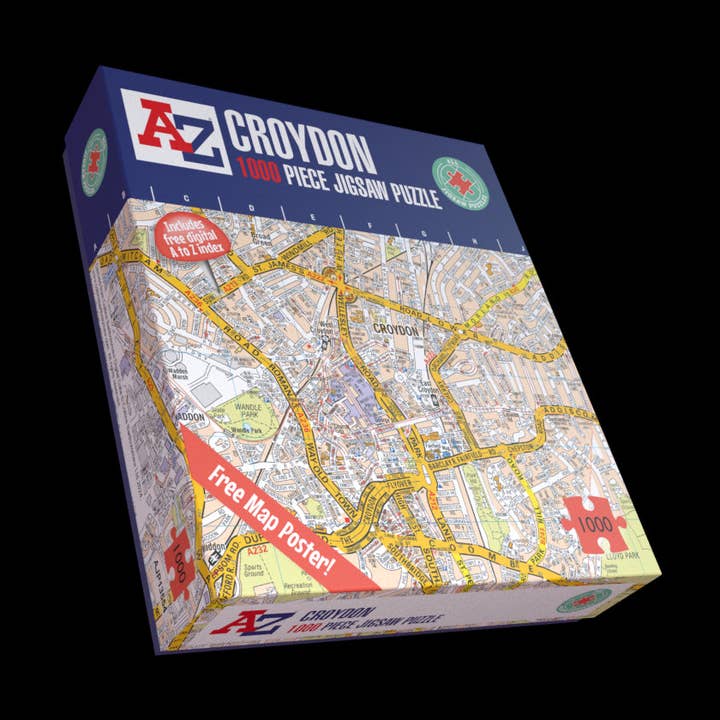 All Jigsaw Puzzles – wholesale Puzzle – Adult – A to Z Map of Croydon 1000 Piece Jigsaw0