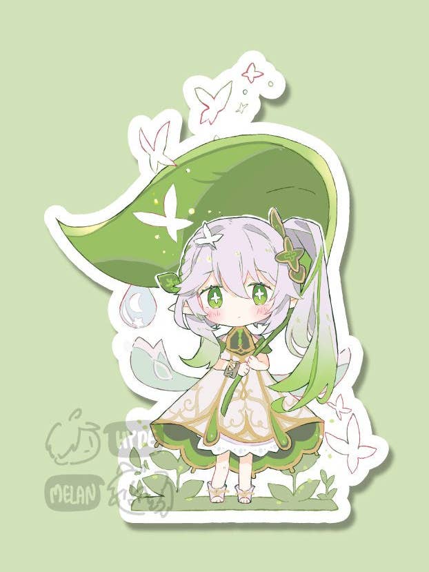 Adesivo in vinile - Nahida (Genshin Impact) per la vendita all'ingrosso da parte di HideawayMelon