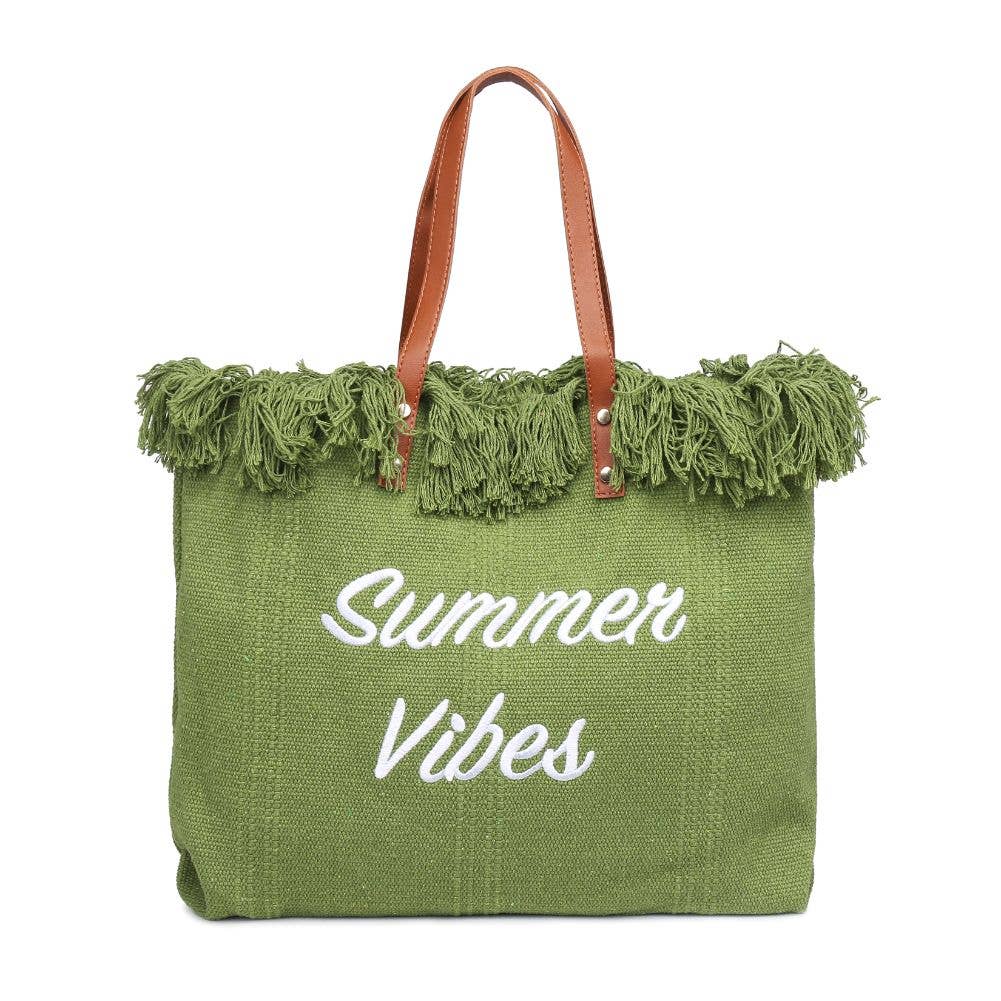 Urban Expressions - Wholesale Beach Bag - Summer Vibes Fringe Beach Tote9