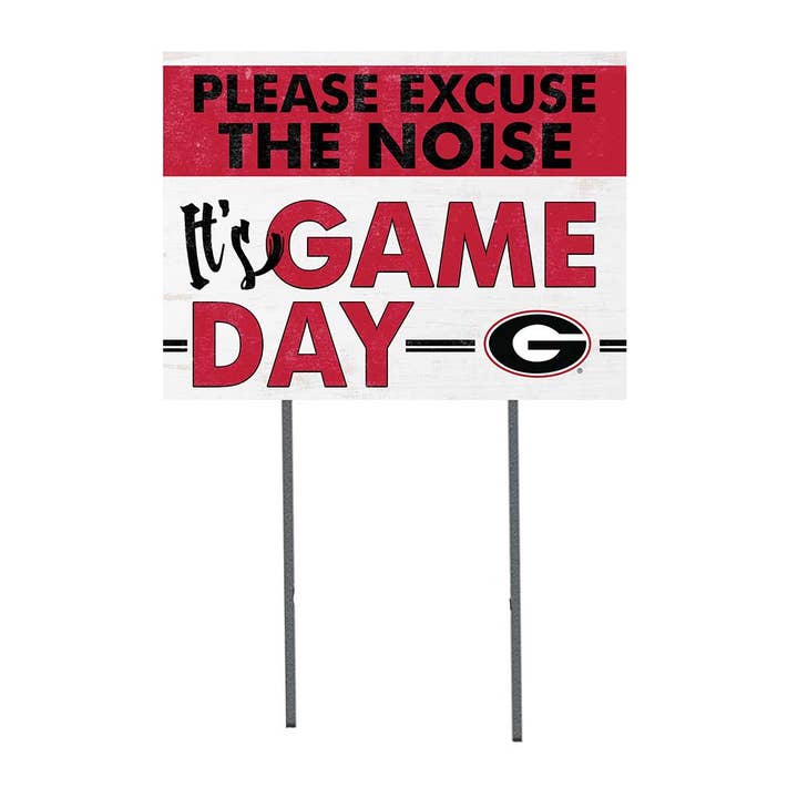 18x24 Lawn SN Noise Georgia Bulldogs for wholesale by KH Sports Fan