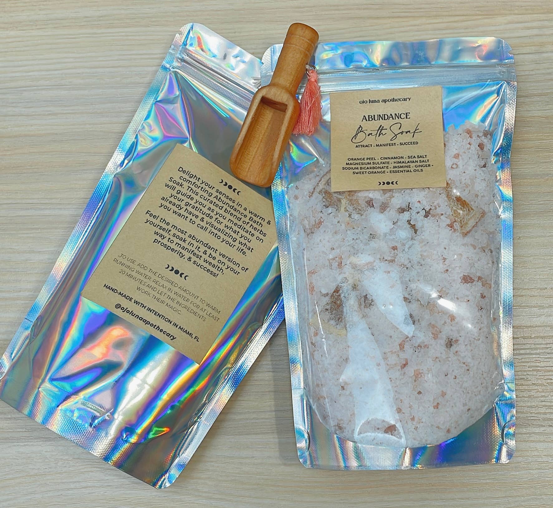 Ojo Luna Apothecary - Wholesale Bath Soak/Milk - Abundance Bath Soak1