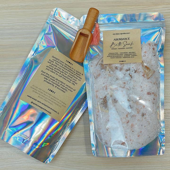 Ojo Luna Apothecary - Wholesale Bath Soak/Milk - Abundance Bath Soak1