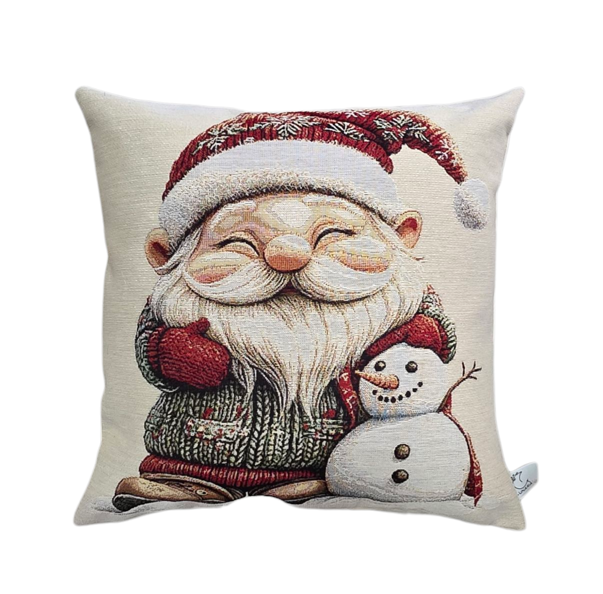 Lunaria Lab - Wholesale Throw/Decorative Pillow - Gnomes Lurex Gobelin Cushion Cover2