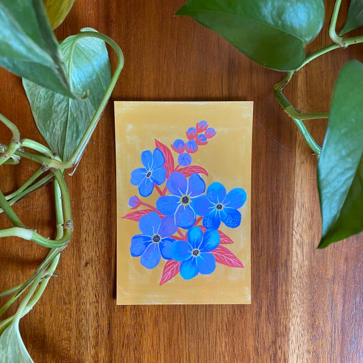 Dream Folk Studio - Wholesale Postcard Set - Pacific Northwest Wildflower Postcard Set - 10 postcards3