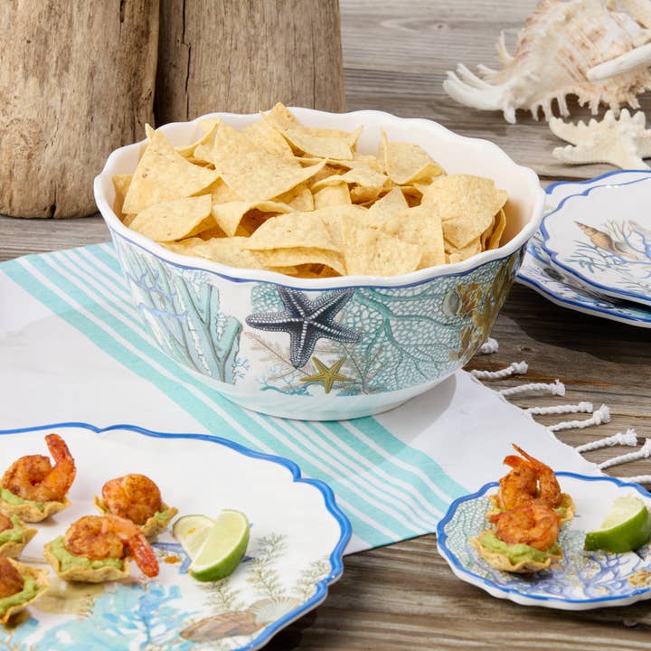 Blue Lagoon Deep Bowl for wholesale by Certified International