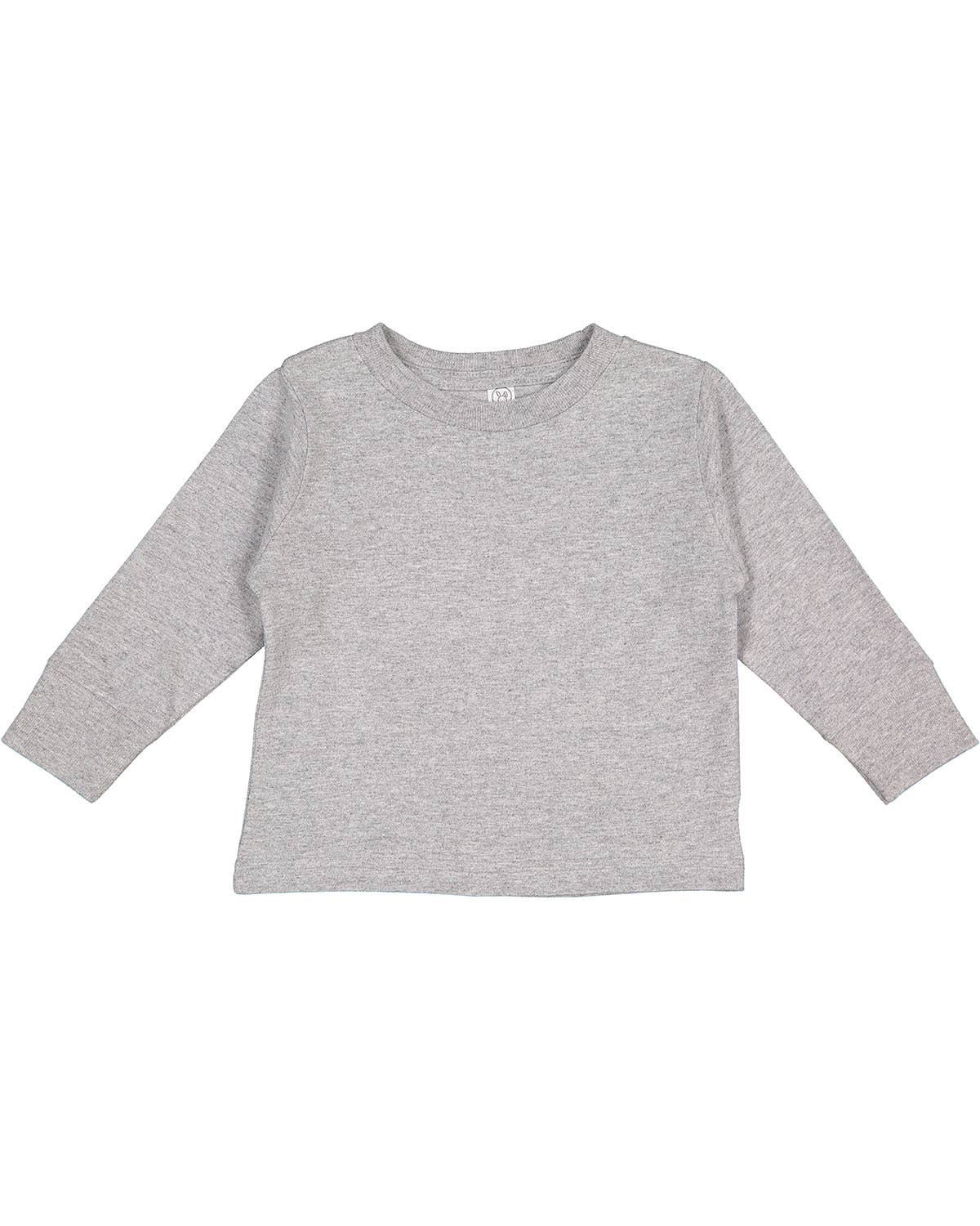 Total Apparel - Wholesale T-Shirt - Kids - Rabbit Skins Toddler Long-Sleeve Blank T-Shirt | 33113