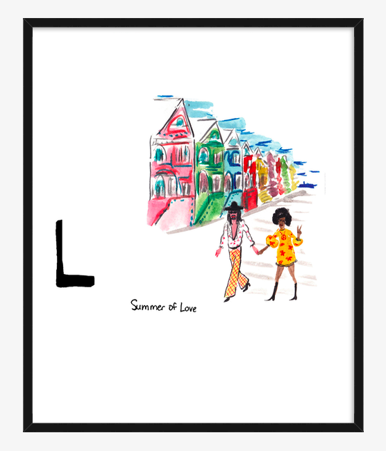 The Letters NYC - Wholesale Art Print - L (California)1