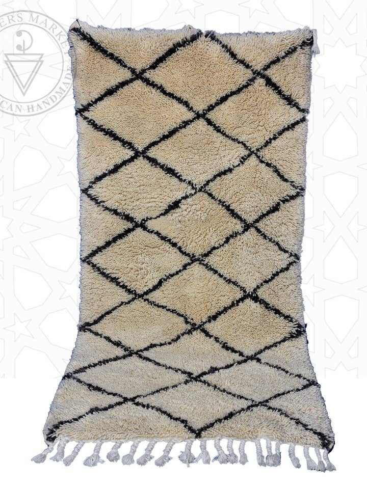 Beni ourain Moroccan rug for wholesale by Berbers Market