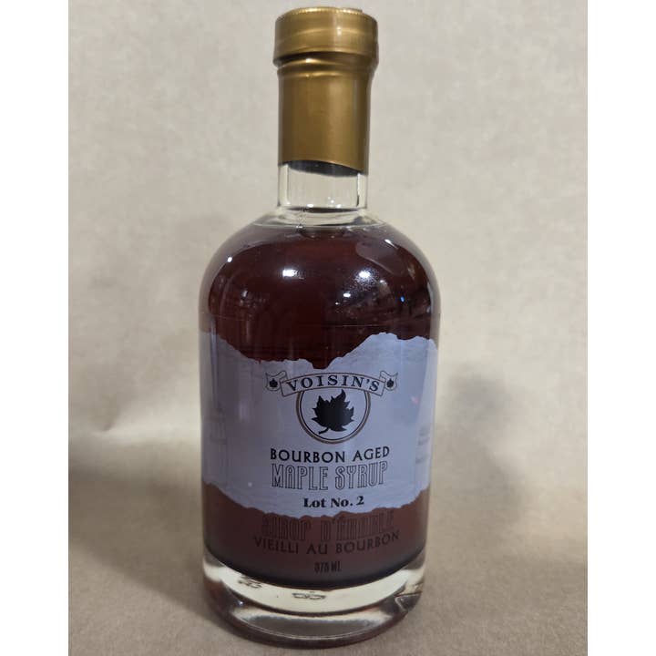 Bourbon Barrel Aged Maple voor wholesale door Voisin’s Maple Products