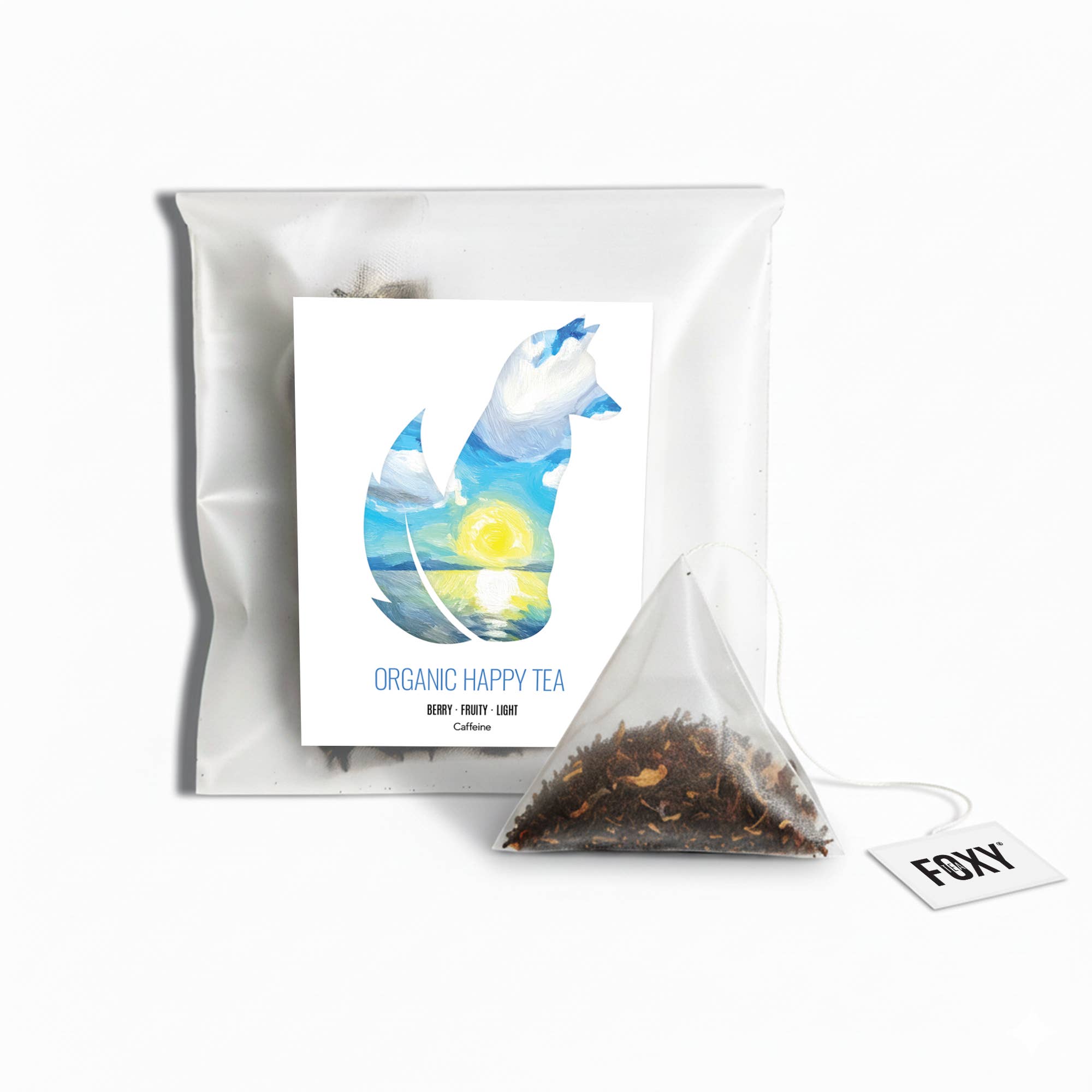 Foxy Tea® – Engroshandel Løs te – Pyramide-tepose til én kop (individuelt indpakket)27